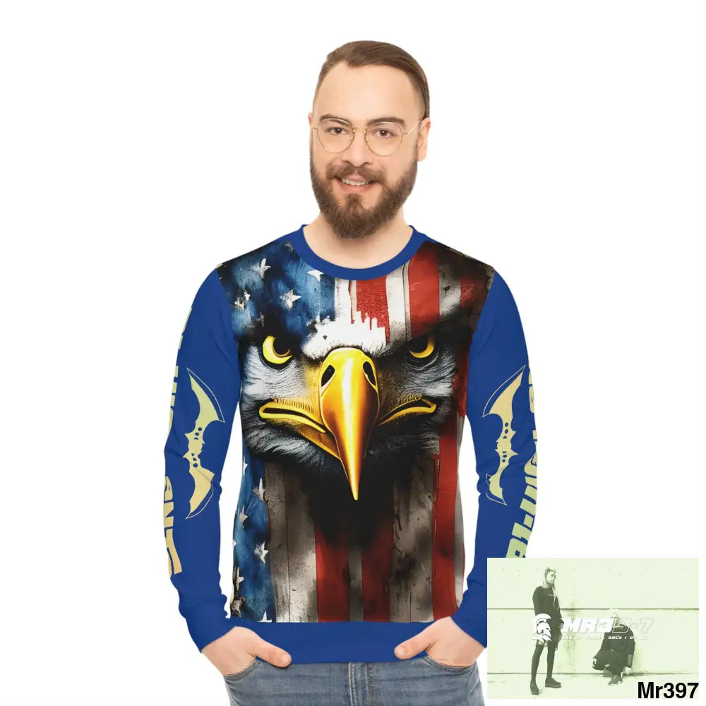 A1-Vigilante USA Lightweight Sweatshirt (AOP) All Over Prints