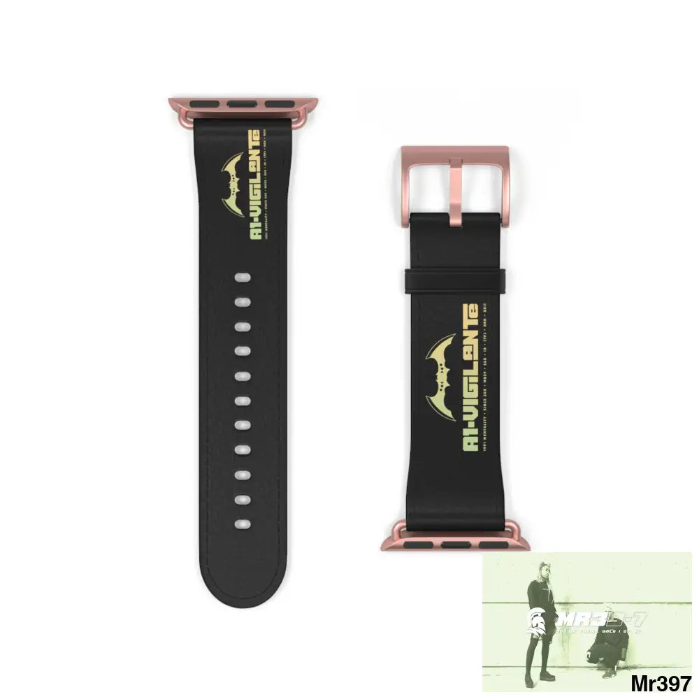A1-Vigilante Watch Band 38 - 41 mm / Rose Gold Matte Accessories
