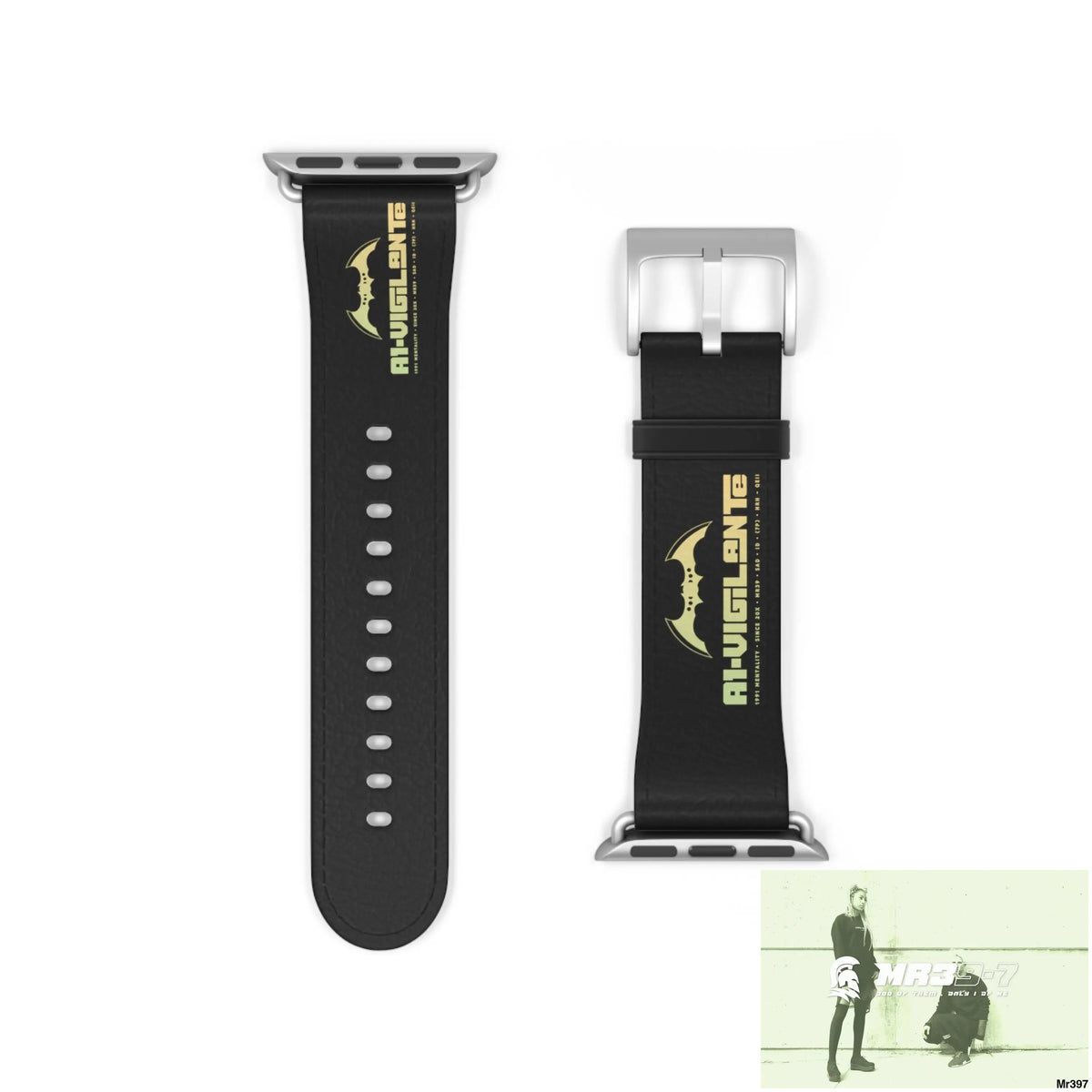 A1-Vigilante Watch Band 38 - 41 mm / Silver Matte Accessories