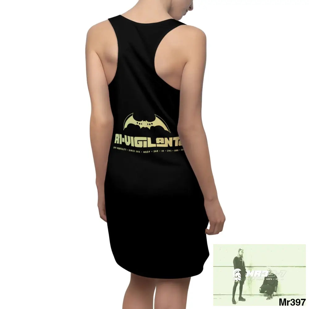 A1-Vigilante Women’s Cut & Sew Racerback Dress (AOP) All Over Prints