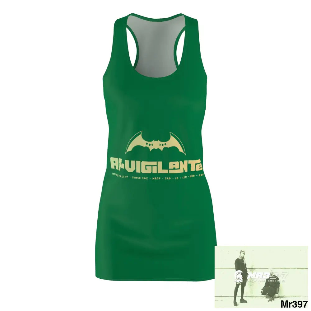 A1-Vigilante Women’s Cut & Sew Racerback Dress (AOP) All Over Prints