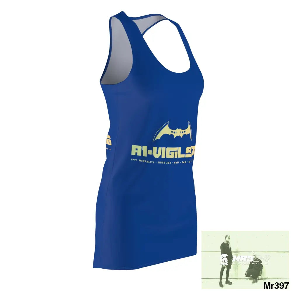 A1-Vigilante Women’s Cut & Sew Racerback Dress (AOP) All Over Prints