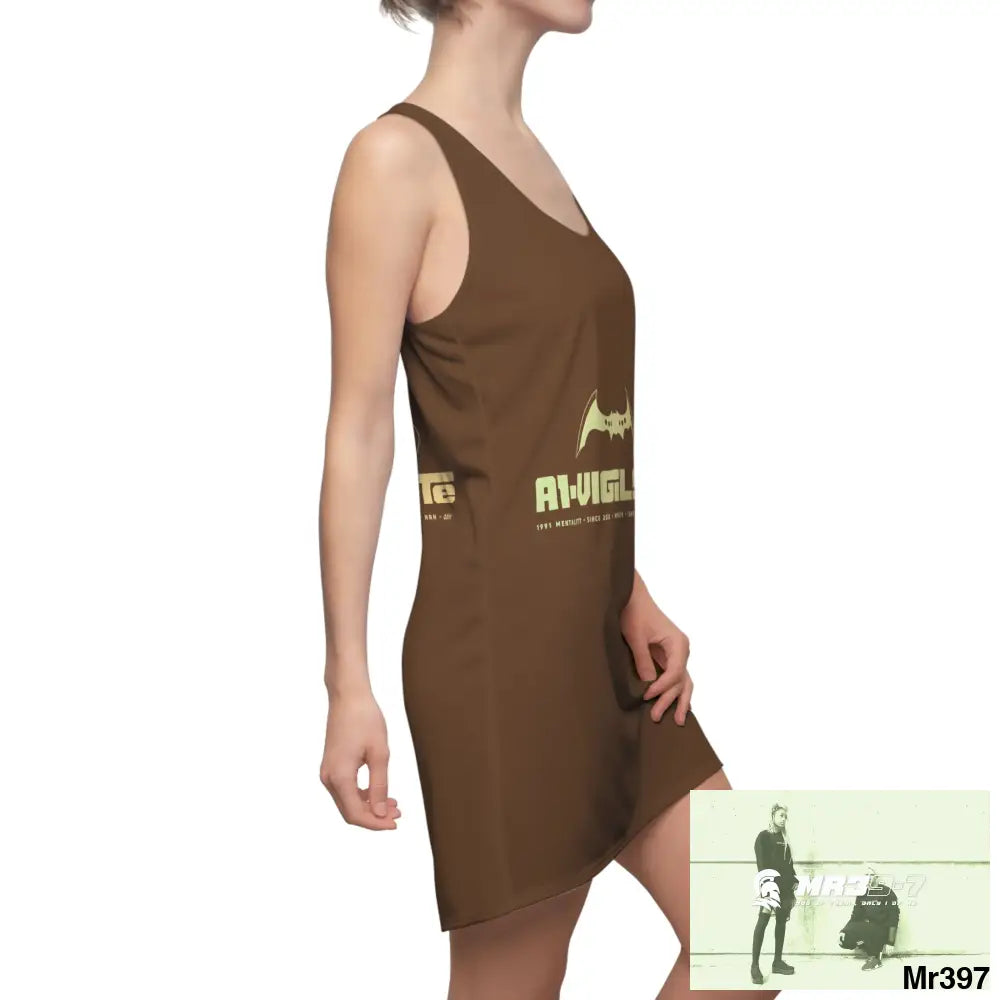 A1-Vigilante Women’s Cut & Sew Racerback Dress (AOP) All Over Prints