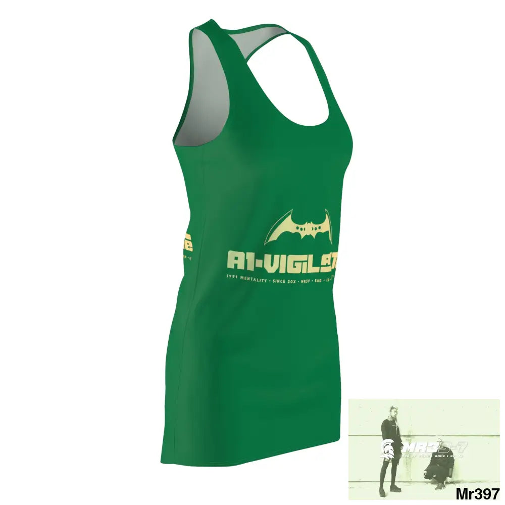 A1-Vigilante Women’s Cut & Sew Racerback Dress (AOP) All Over Prints