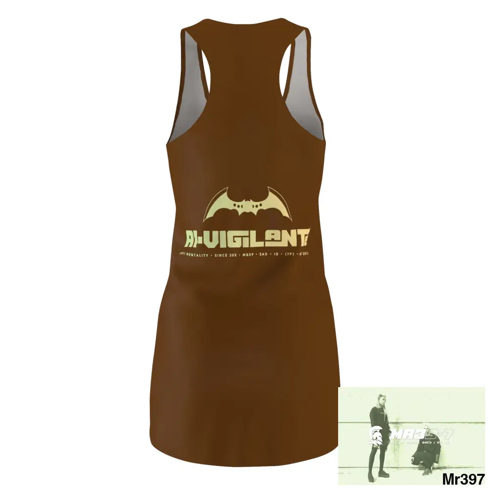 A1-Vigilante Women’s Cut & Sew Racerback Dress (AOP) All Over Prints