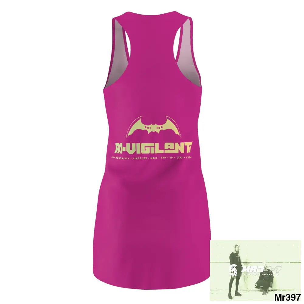 A1-Vigilante Women’s Cut & Sew Racerback Dress (AOP) All Over Prints