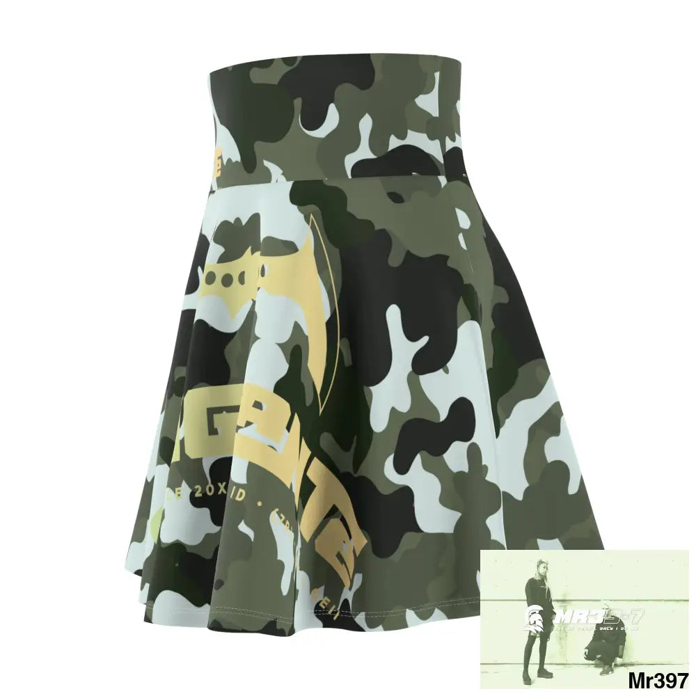 A1-Vigilante Women’s Skater Skirt (AOP) All Over Prints