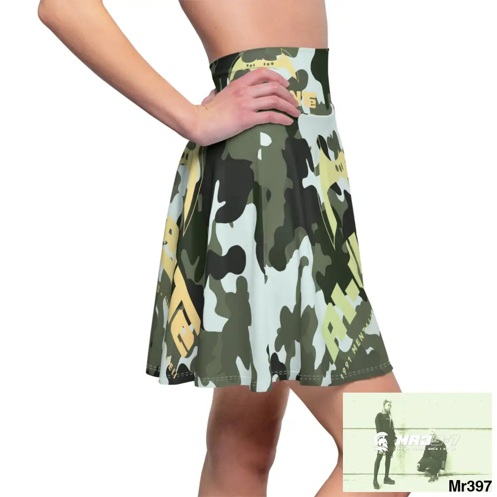 A1-Vigilante Women’s Skater Skirt (AOP) All Over Prints