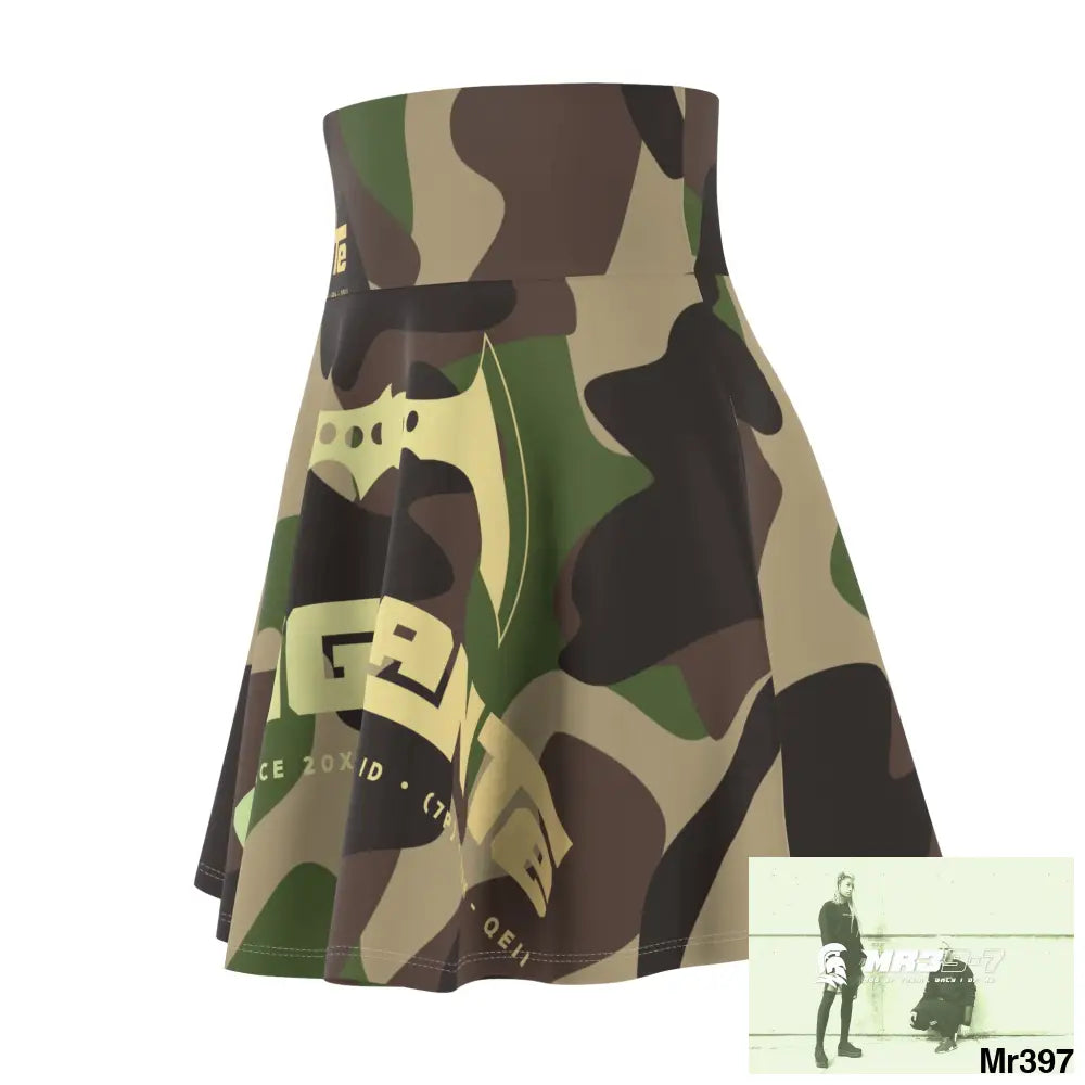A1-Vigilante Women’s Skater Skirt (AOP) All Over Prints