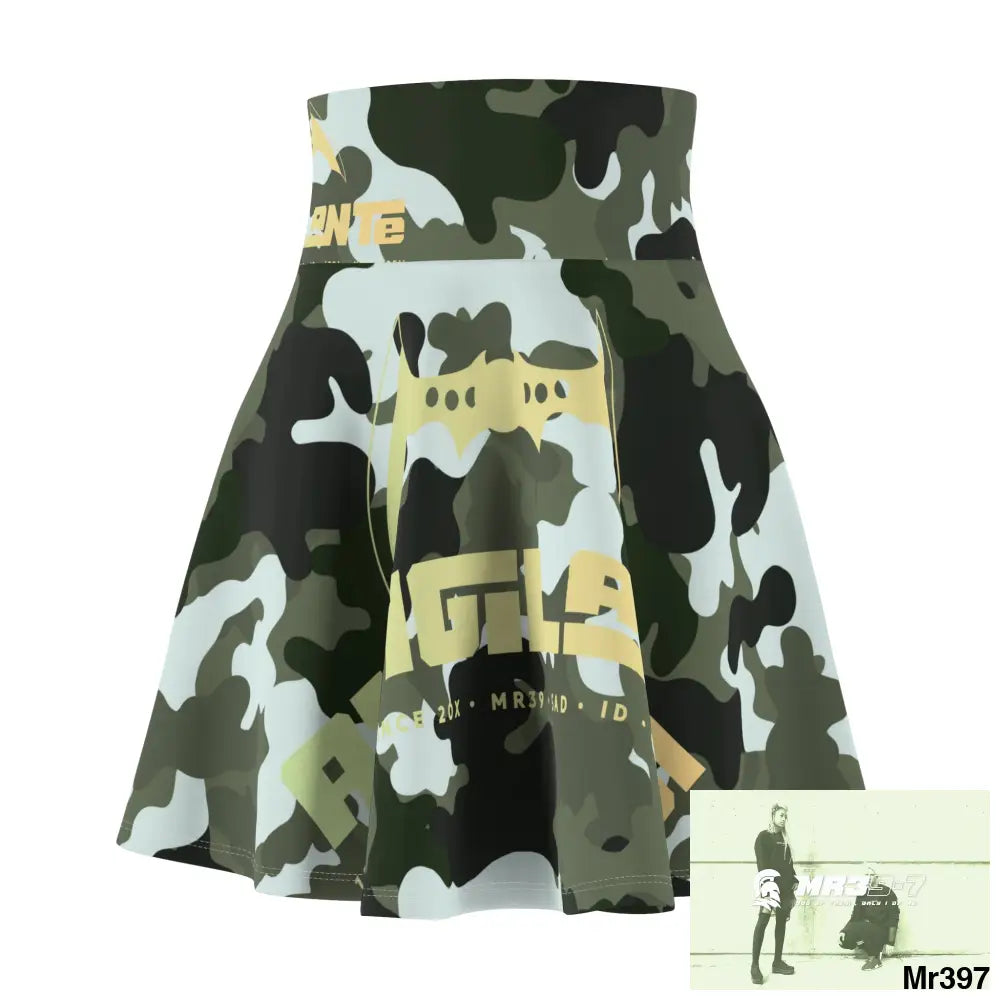 A1-Vigilante Women’s Skater Skirt (AOP) All Over Prints