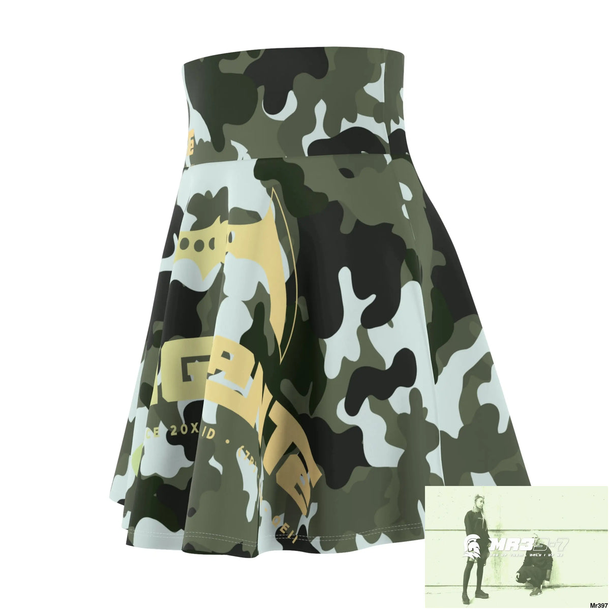 A1-Vigilante Women’s Skater Skirt (AOP) All Over Prints