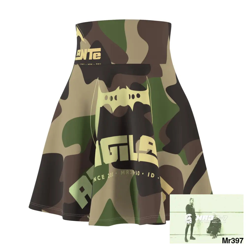 A1-Vigilante Women’s Skater Skirt (AOP) S / 4 oz. All Over Prints