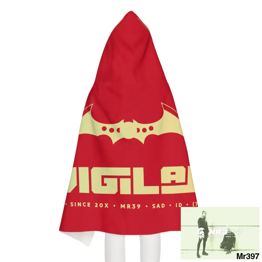 A1-Vigilante Youth Hooded Towel 24’’ × 48’’ All Over Prints