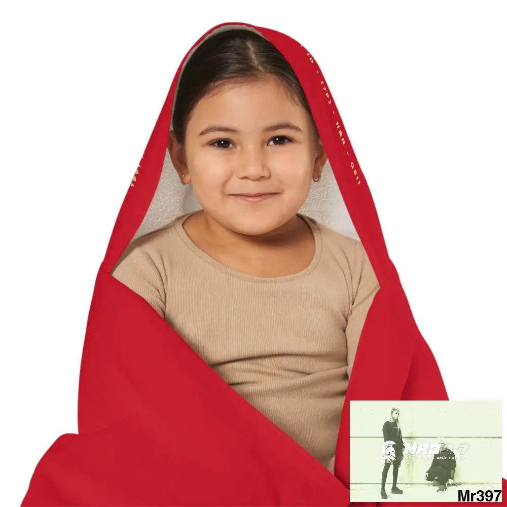 A1-Vigilante Youth Hooded Towel 24’’ × 48’’ All Over Prints