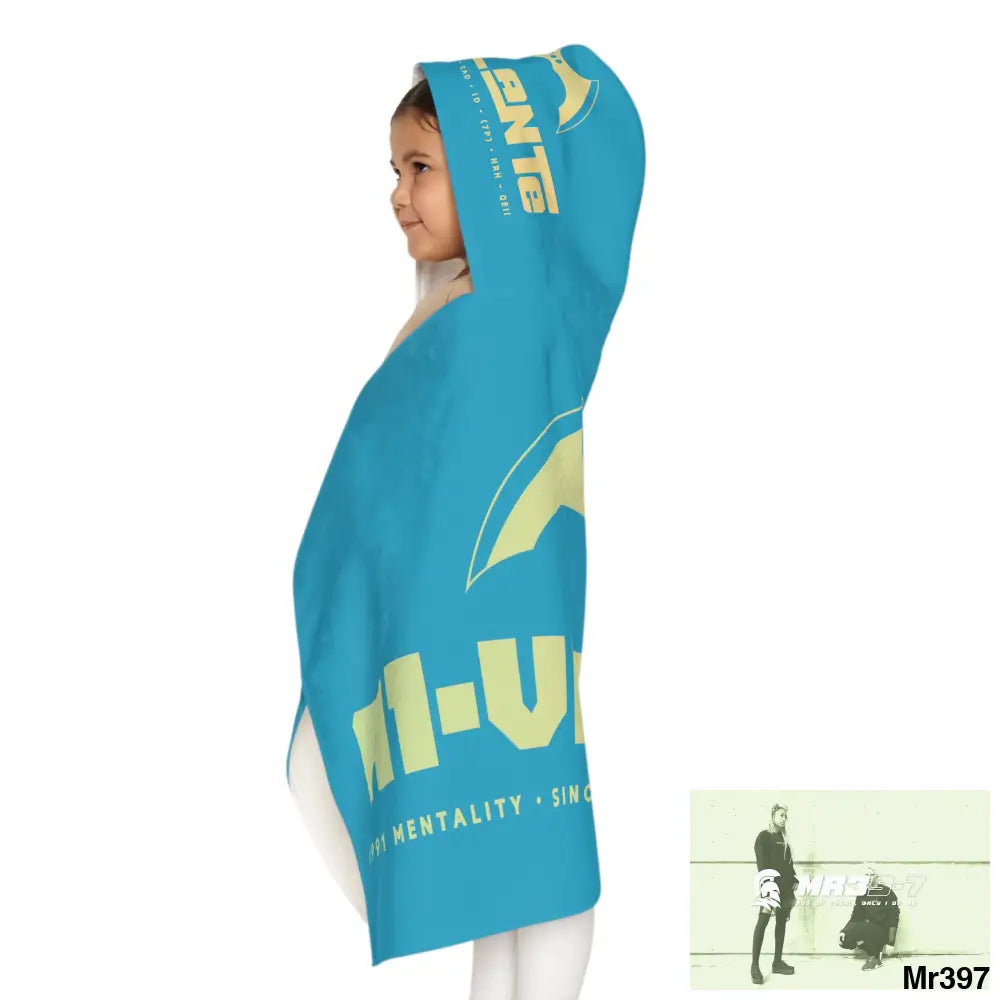 A1-Vigilante Youth Hooded Towel 24’’ × 48’’ All Over Prints