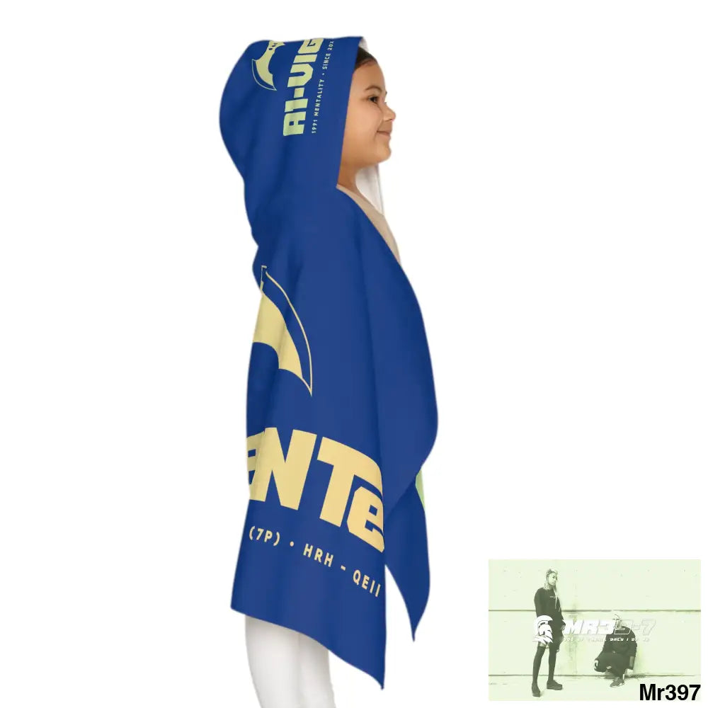 A1-Vigilante Youth Hooded Towel 24’’ × 48’’ All Over Prints