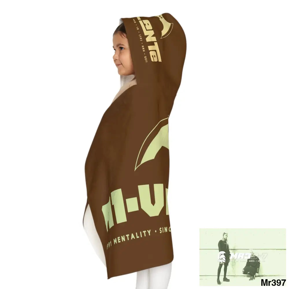 A1-Vigilante Youth Hooded Towel 24’’ × 48’’ All Over Prints