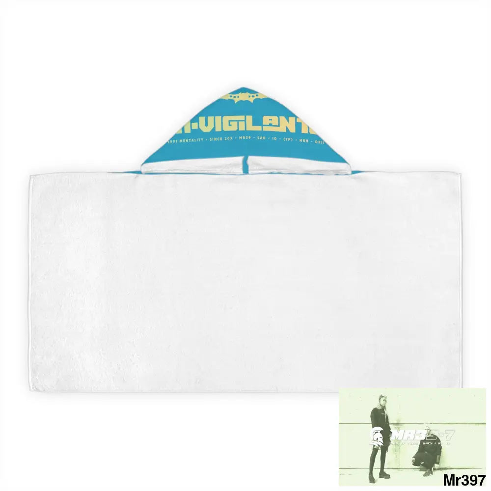 A1-Vigilante Youth Hooded Towel 24’’ × 48’’ All Over Prints