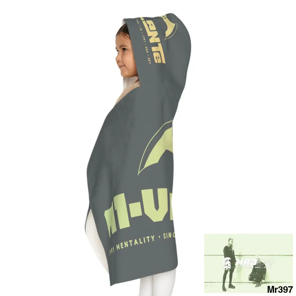 A1-Vigilante Youth Hooded Towel 24’’ × 48’’ All Over Prints