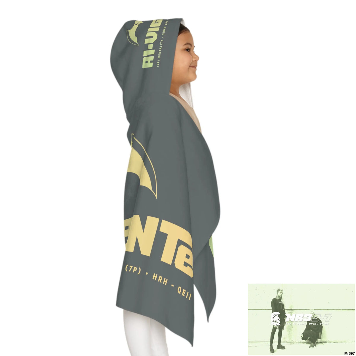 A1-Vigilante Youth Hooded Towel 24’’ × 48’’ All Over Prints