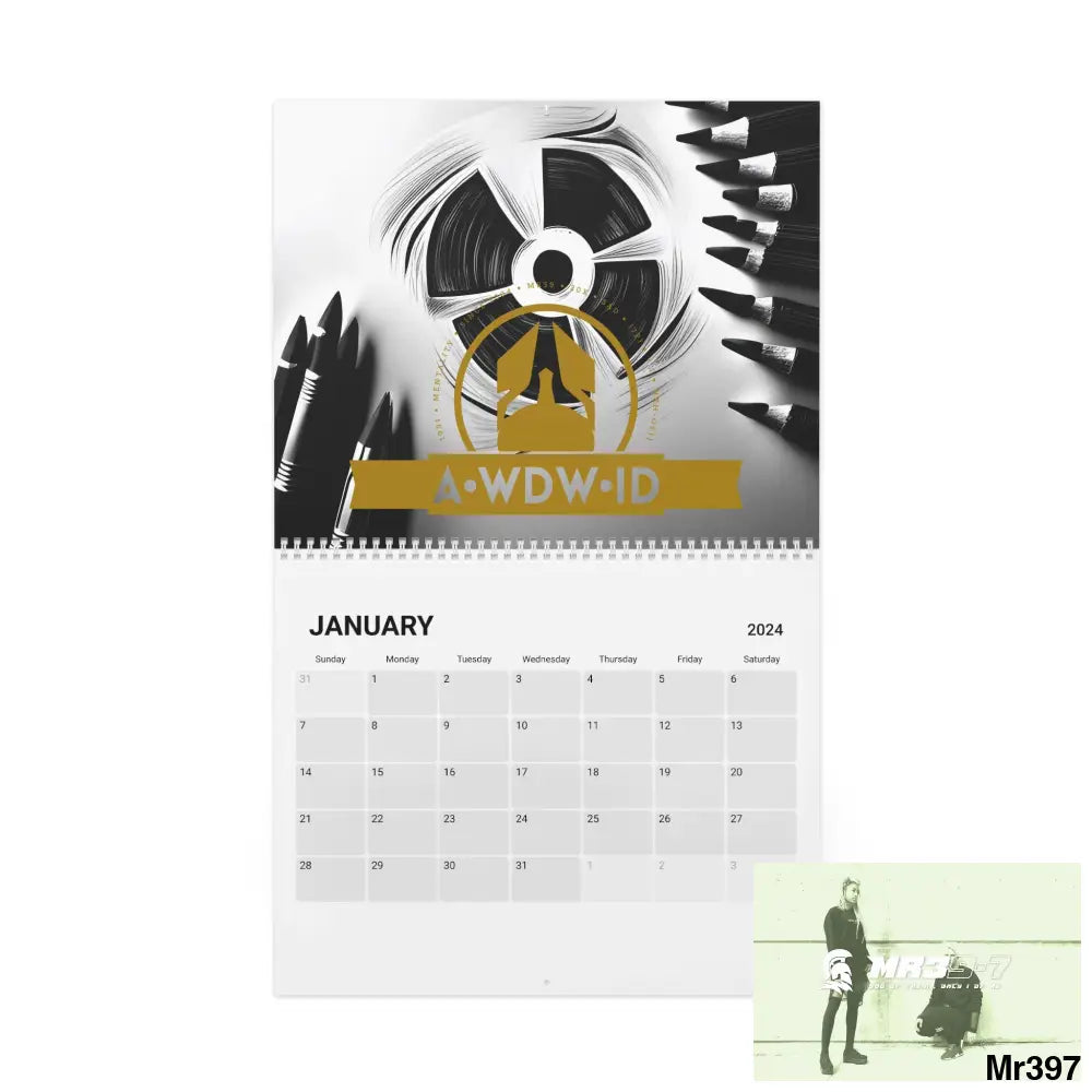 A1.WDW.RSF.SPARTA.VIGILANTE.MR39-7 + Art Calendar (2024) 10.8’’ x 8.4’’ / Semi Glossy Calendar