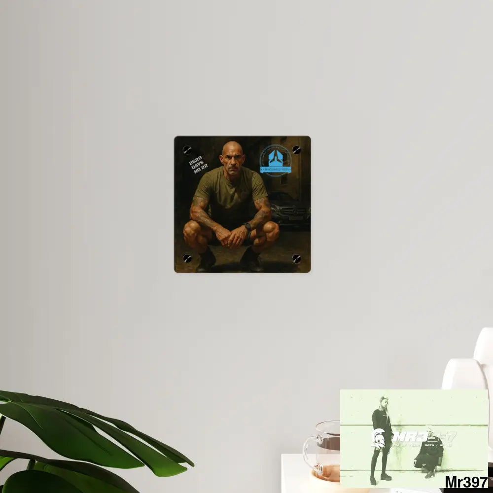 A1 Who Dares Wins 2628 days Death Flat Covert Failures Ltd Edition no 22 from France Acrylic Wall Art Panels Home Decor