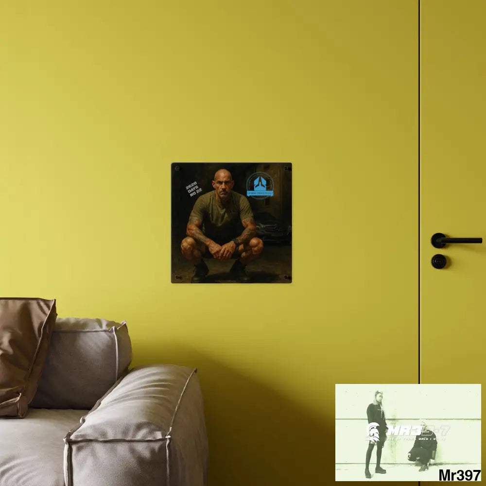 A1 Who Dares Wins 2628 days Death Flat Covert Failures Ltd Edition no 22 from France Acrylic Wall Art Panels Home Decor