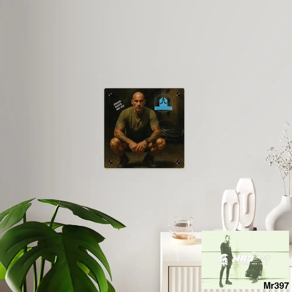 A1 Who Dares Wins 2628 days Death Flat Covert Failures Ltd Edition no 22 from France Acrylic Wall Art Panels Home Decor