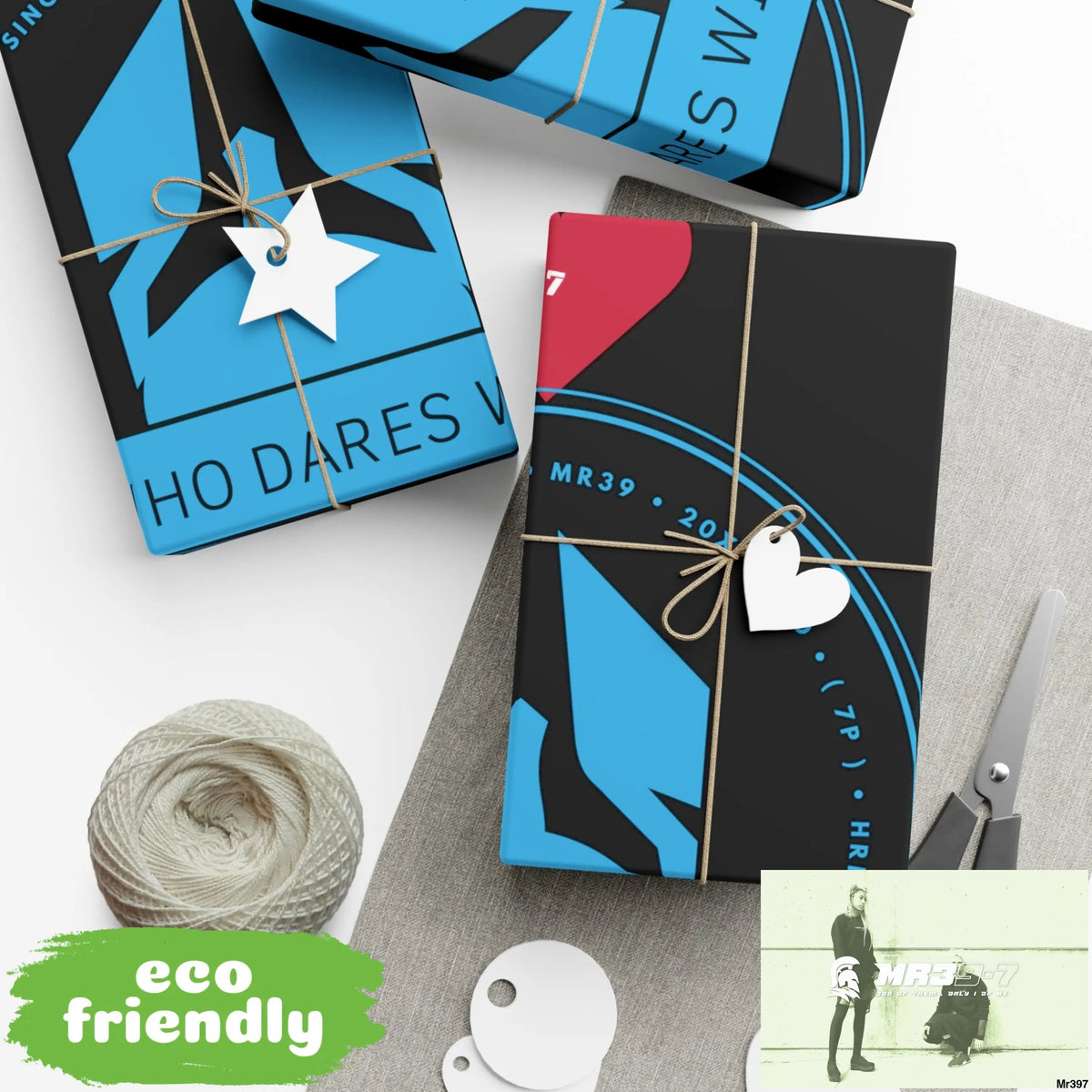 A1 Who Dares Wins 7 Love Gift Wrap Papers Home Decor