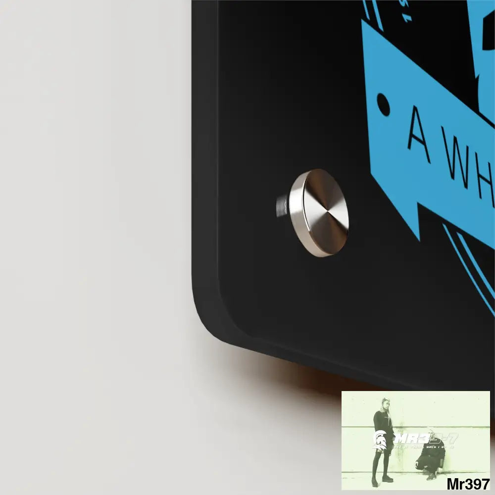 A1 Who Dares Wins Acrylic Wall Art Panels Home Decor