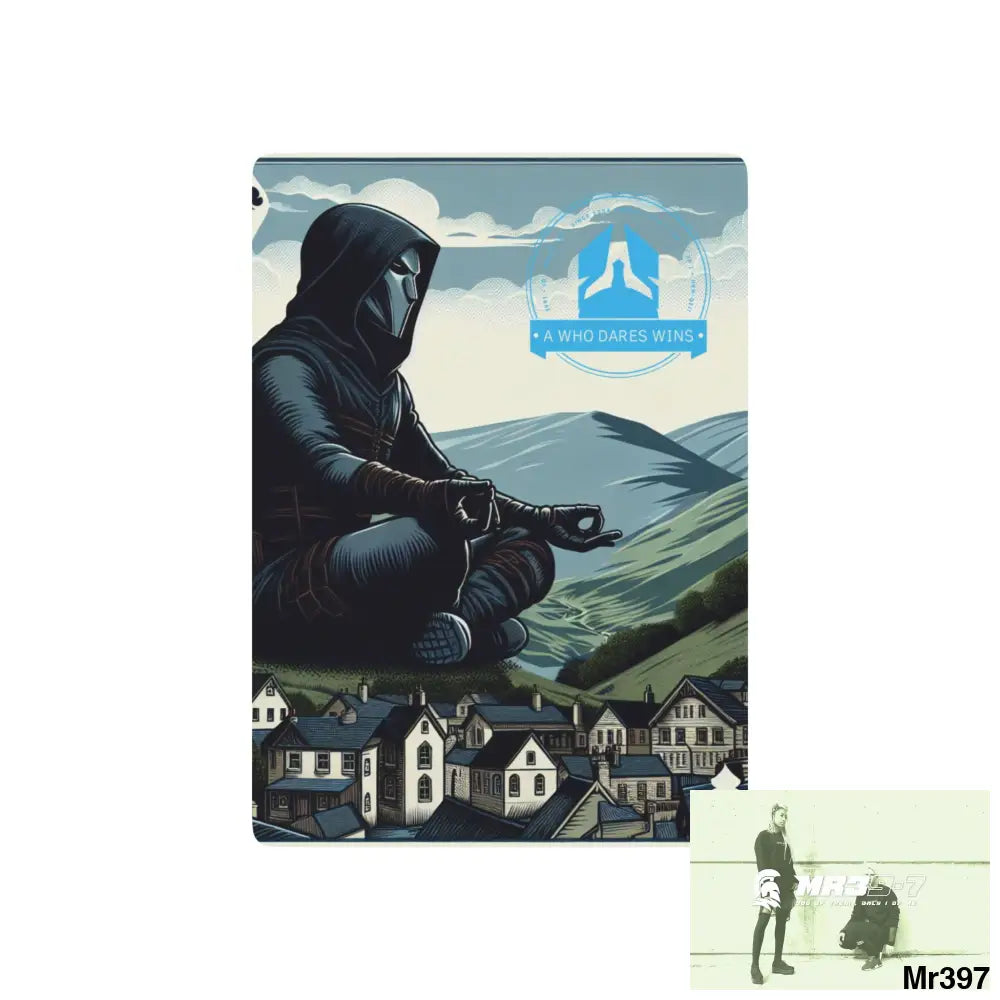 A1-Who Dares Wins AI Gwynedd Vigilante Themed Ltd Edition Custom Poker Cards 2.5’’ x 3.5’’ / White / Semi Glossy Paper