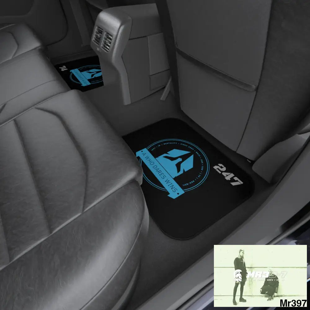 A1-Who Dares Wins Car Mats (2x Rear) 2x Rear mats Accessories