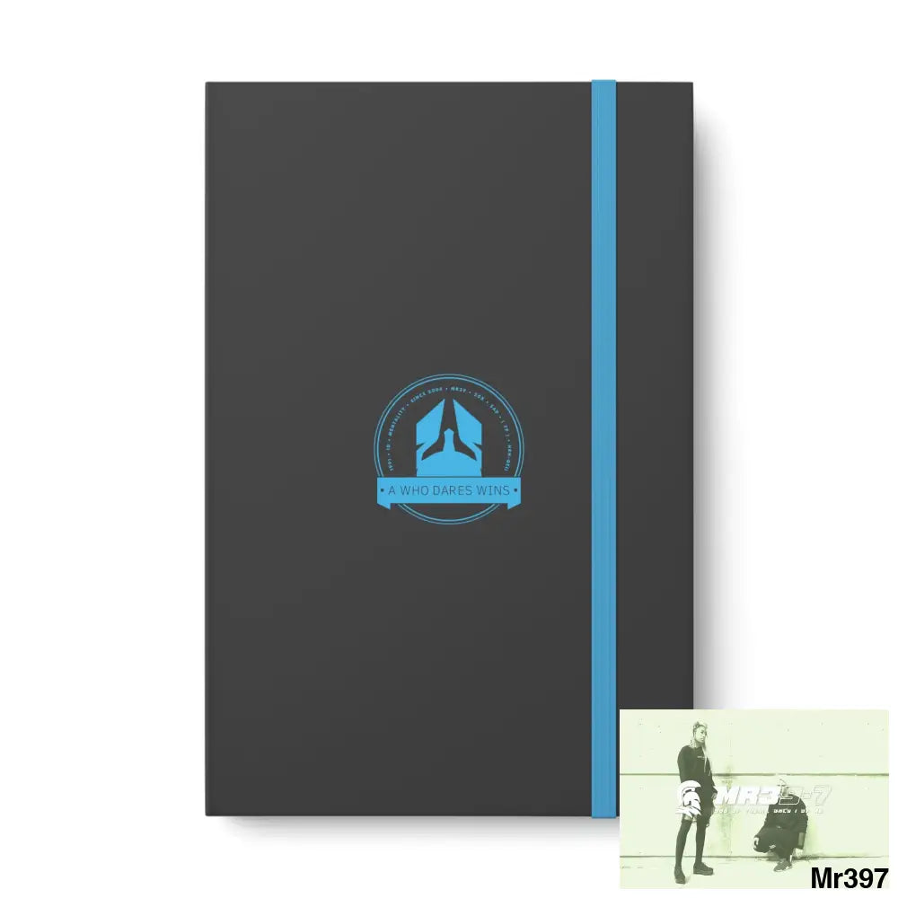 A1 Who Dares Wins Color Contrast Notebook - Ruled 5.5’’ x 8.25’’ / Blue / Ruled line Paper products