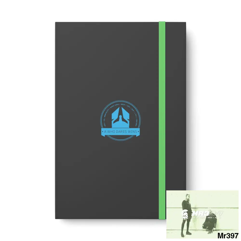 A1 Who Dares Wins Color Contrast Notebook - Ruled 5.5’’ x 8.25’’ / Lime / Ruled line Paper products