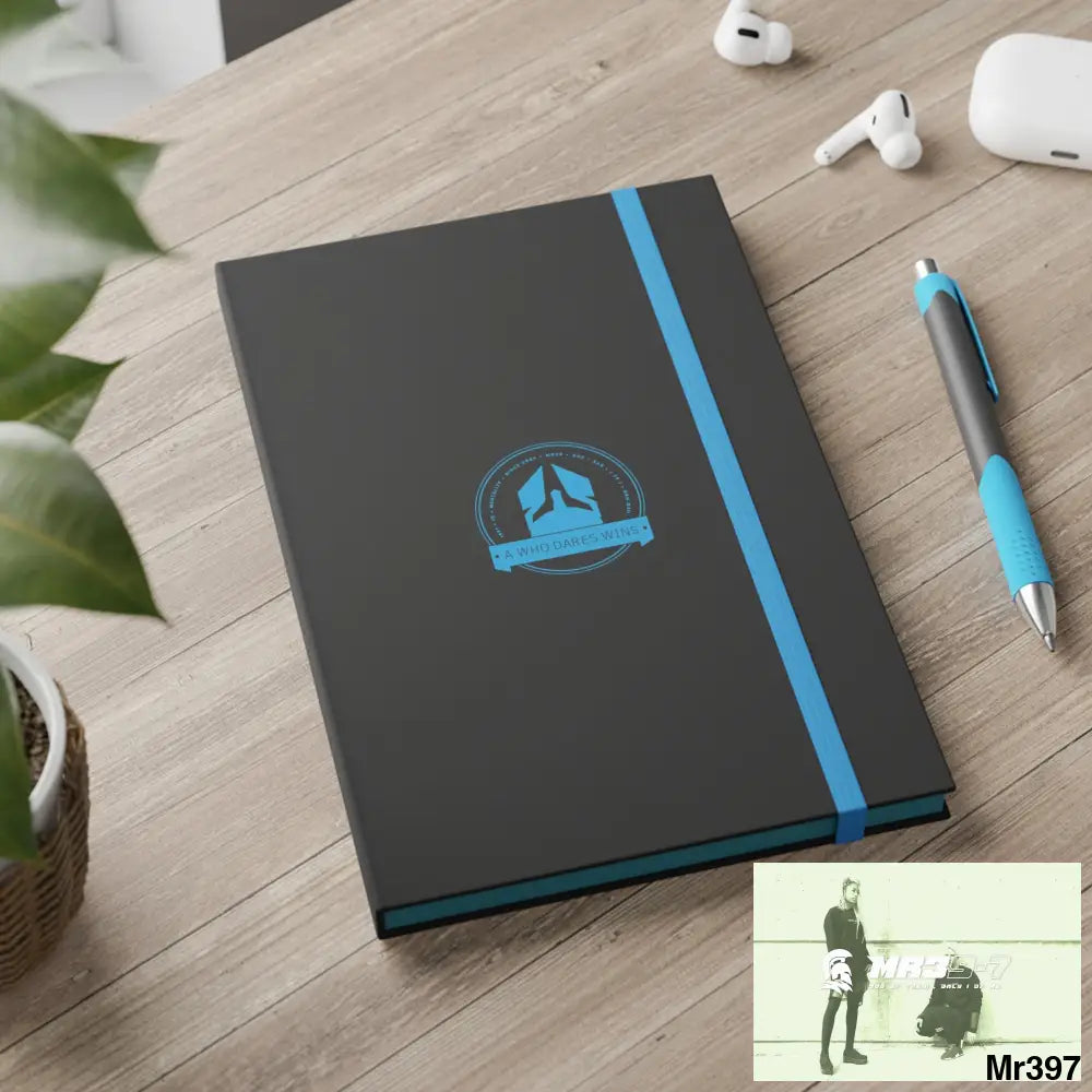 A1 Who Dares Wins Color Contrast Notebook - Ruled Paper products