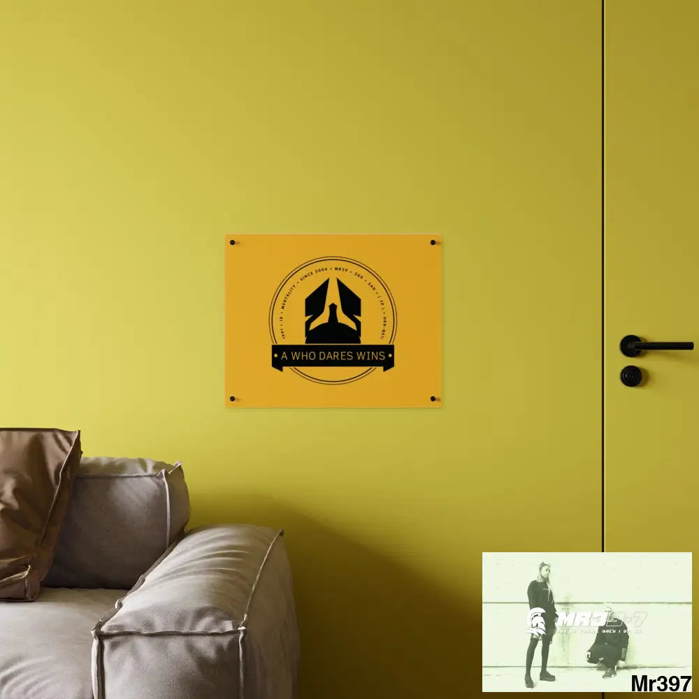 A1 Who Dares Wins Edition Acrylic Wall Art Panels 20″ x 16″ (Horizontal) / 0.25’’ Home Decor