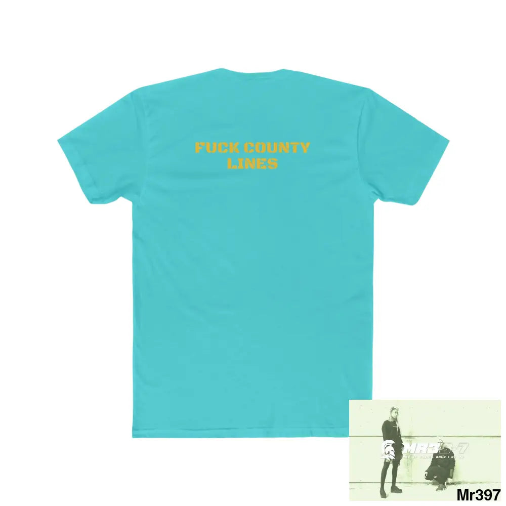 A1-Who Dares Wins - FUCK COUNTY LINES Men’s Cotton Crew Tee T-Shirt