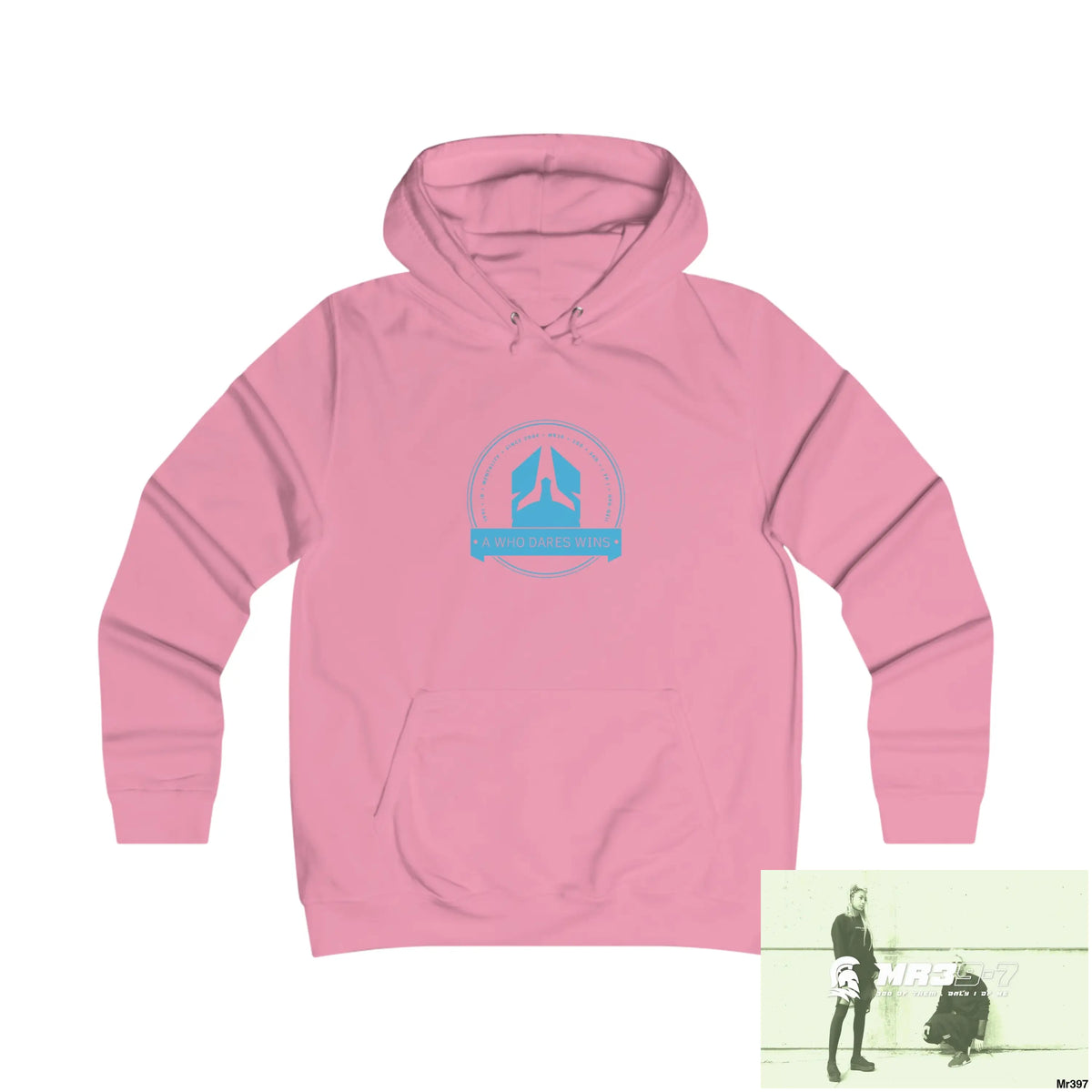 A1- Who Dares Wins - Girlie College Hoodie S / Candyfloss Pink Hoodie