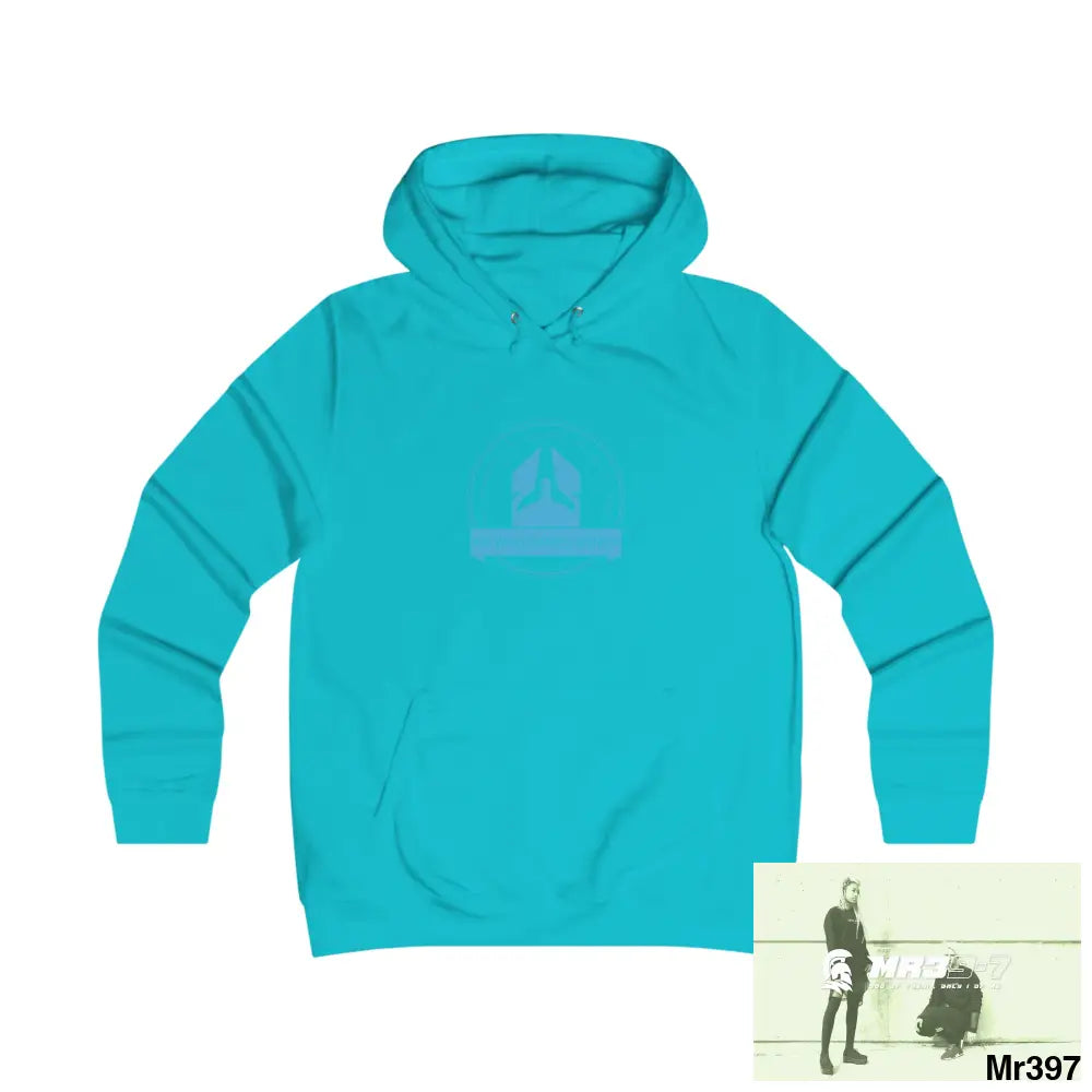 A1- Who Dares Wins - Girlie College Hoodie S / Turquoise Surf Hoodie