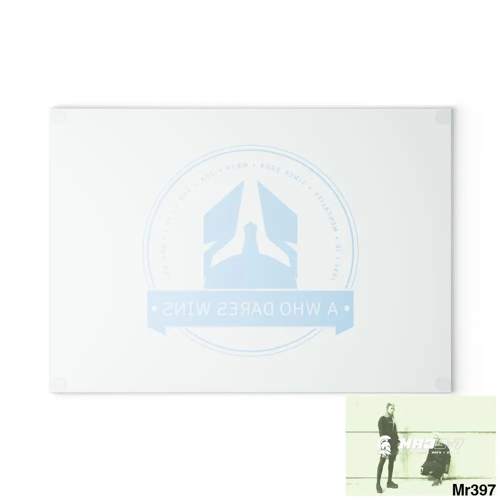A1- Who Dares wins Glass Cutting Board Home Decor