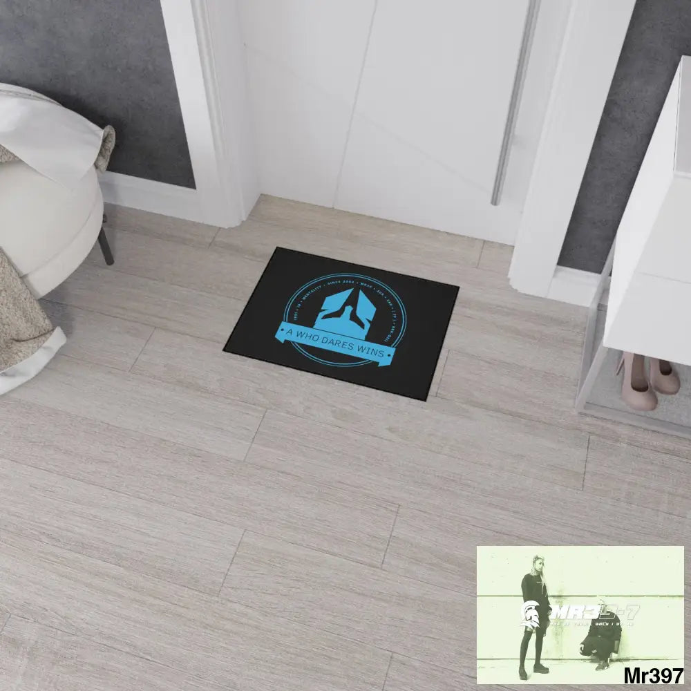 A1 Who Dares Wins Heavy Duty Floor Mat 18’’ × 24’’ Home Decor
