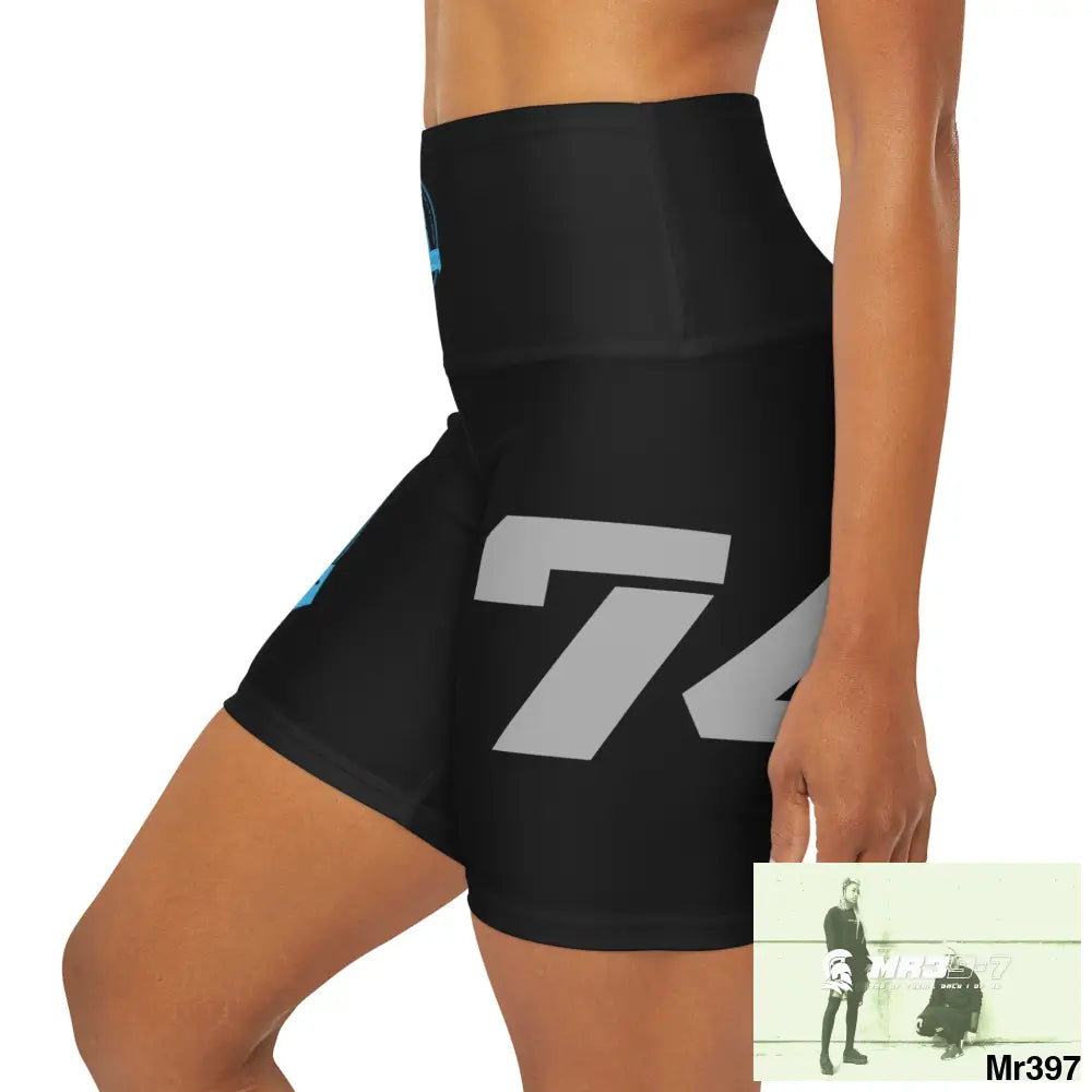 A1 Who Dares Wins High Waisted Yoga Shorts (AOP) All Over Prints