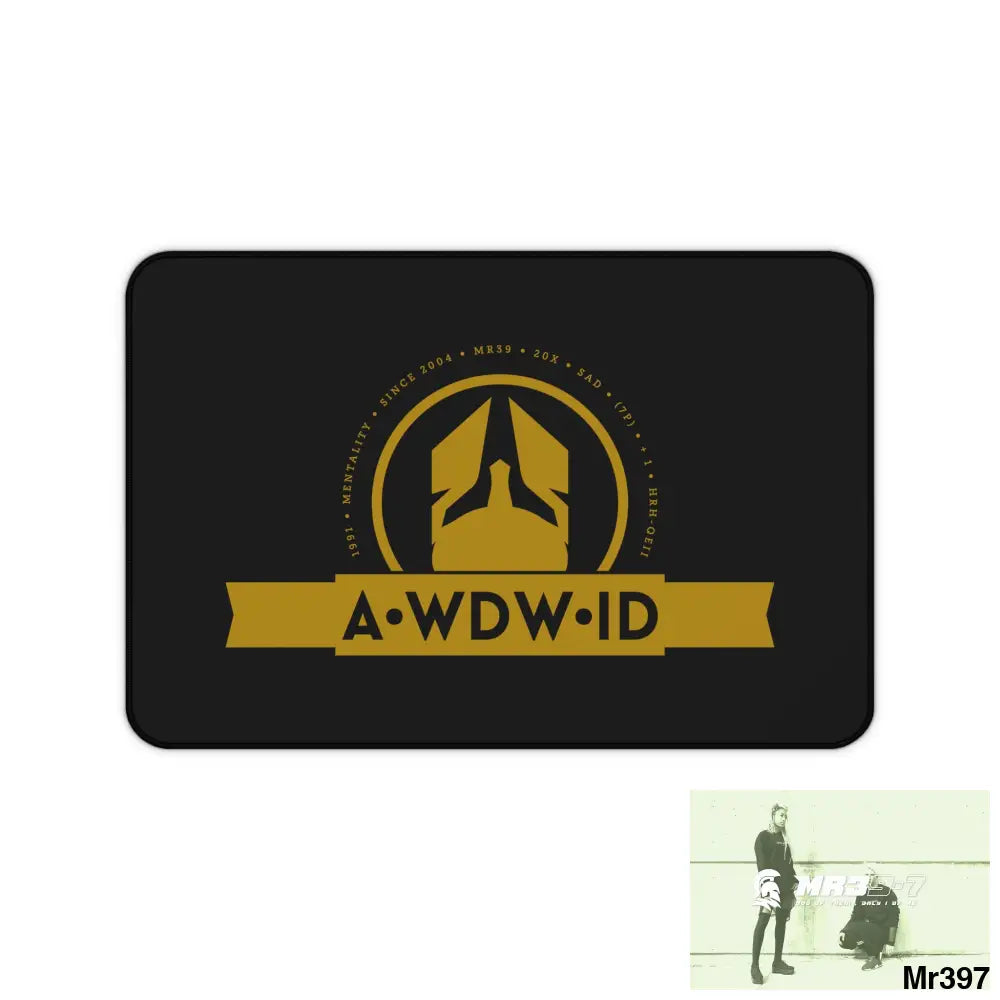 A1-Who Dares Wins ID Desk Mat 12’’ × 18’’ Home Decor