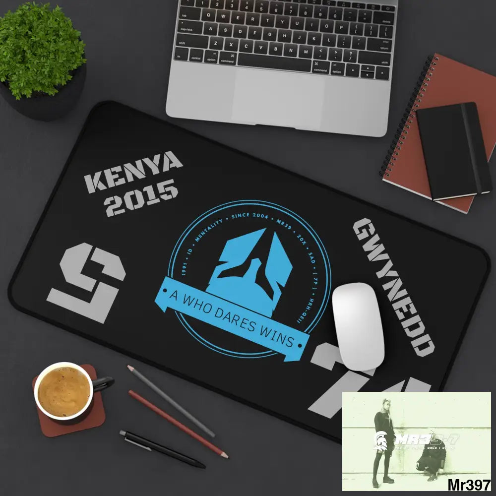 A1-Who Dares Wins ID Desk Mat Home Decor