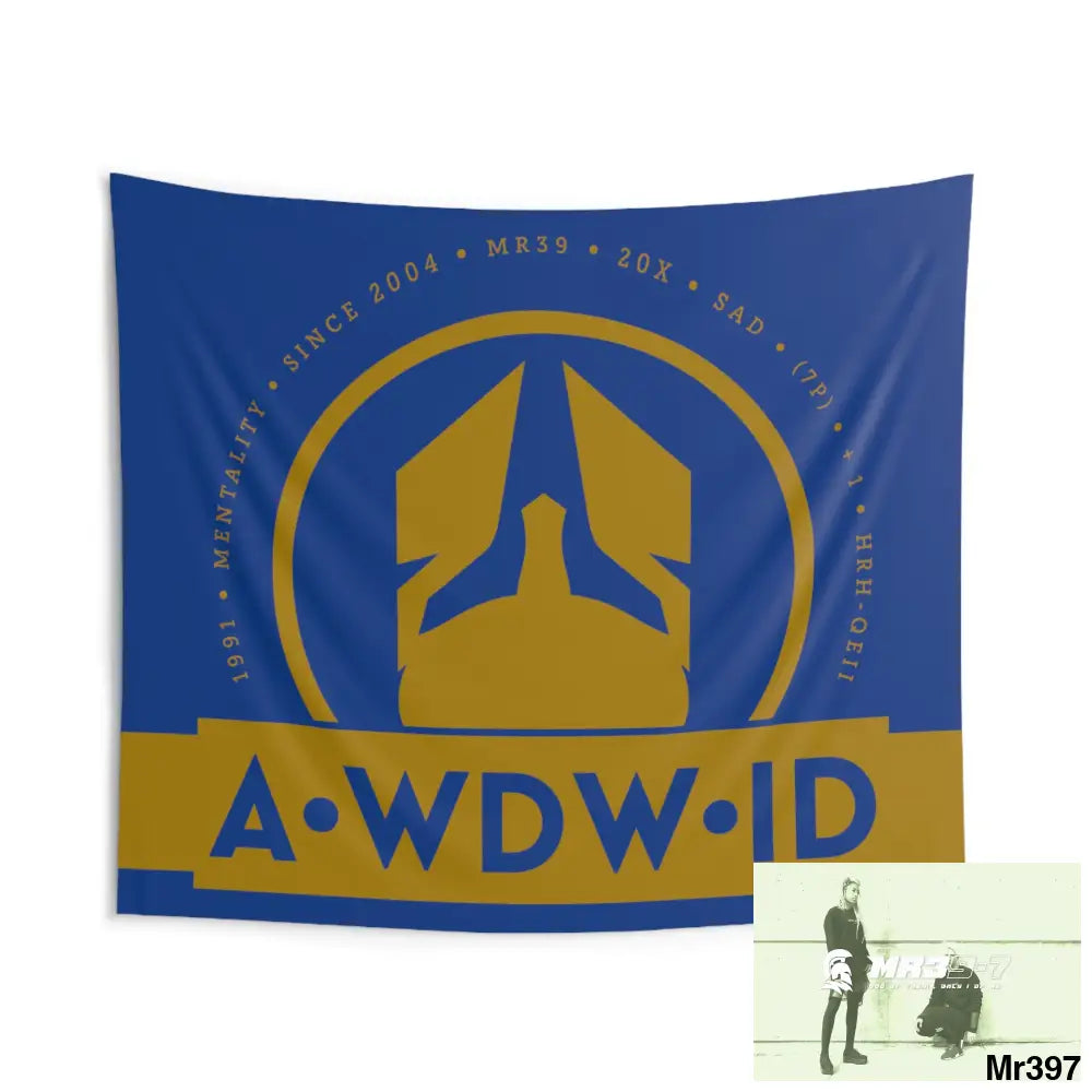 A1 Who Dares Wins ID Indoor Wall Tapestries 104’’ × 88’’ Home Decor