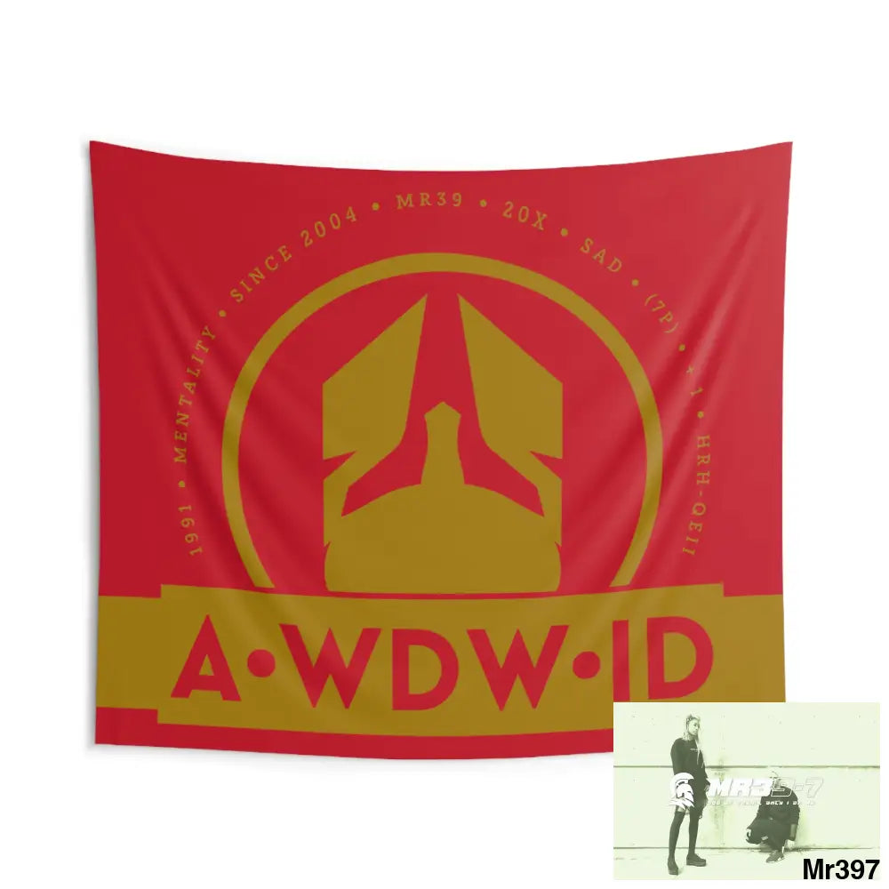A1 Who Dares Wins ID Indoor Wall Tapestries 104’’ × 88’’ Home Decor