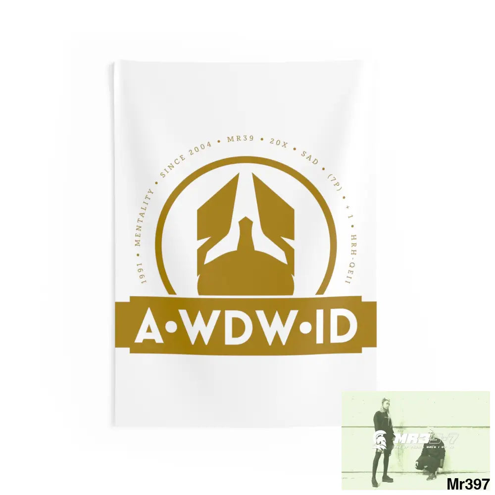 A1 Who Dares Wins ID Indoor Wall Tapestries 26’’ × 36’’ Home Decor