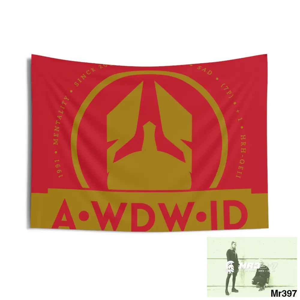A1 Who Dares Wins ID Indoor Wall Tapestries 36’’ × 26’’ Home Decor
