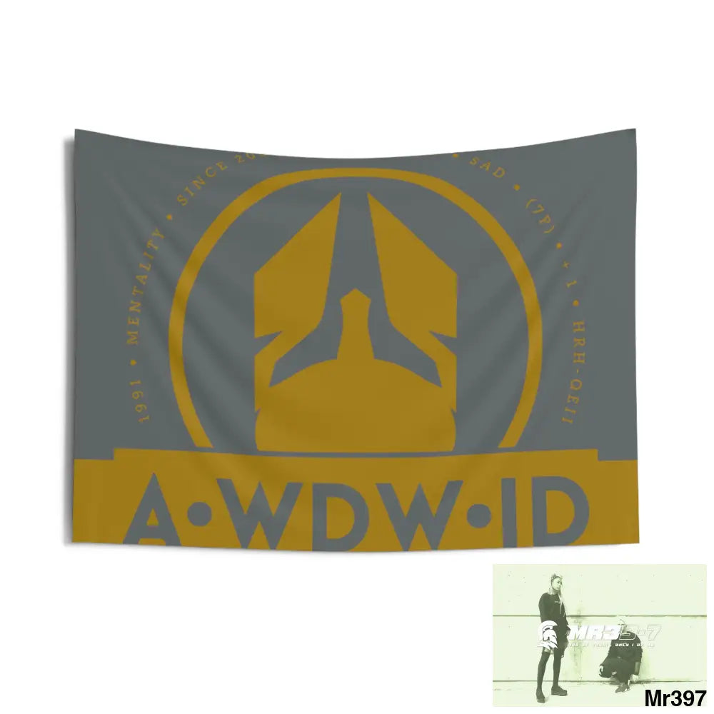 A1 Who Dares Wins ID Indoor Wall Tapestries 36’’ × 26’’ Home Decor