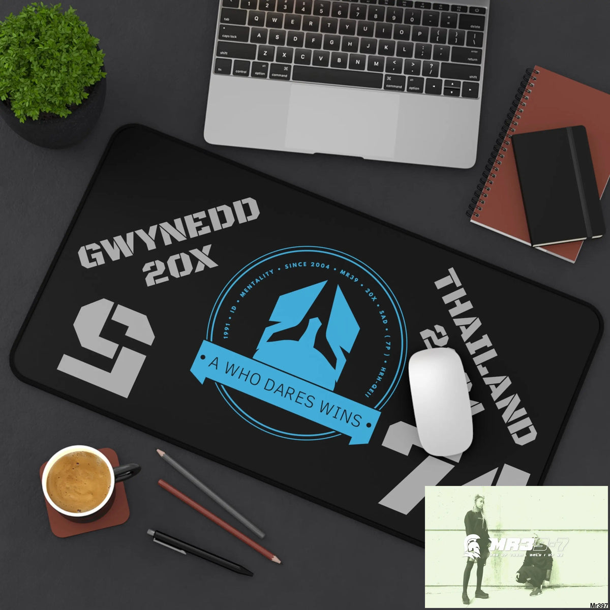 A1-Who Dares Wins ID Link Thailand -Wales Desk Mat Home Decor